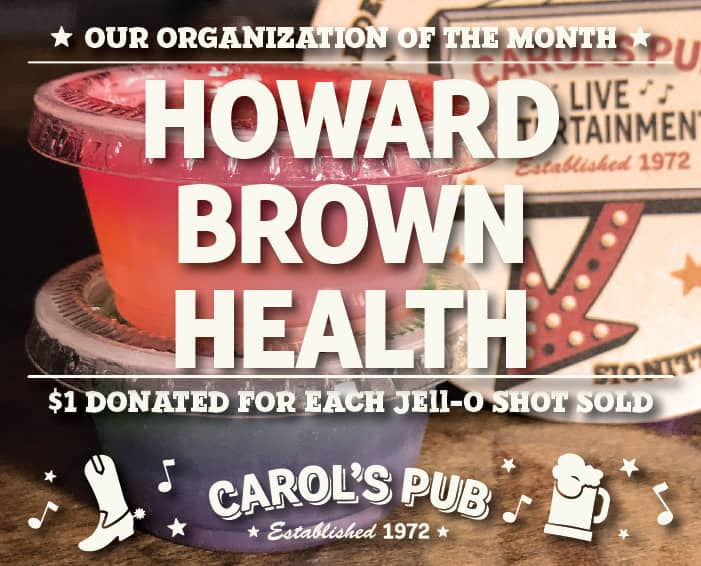 Poster for Howard Brown Health, June's Organization of the Month