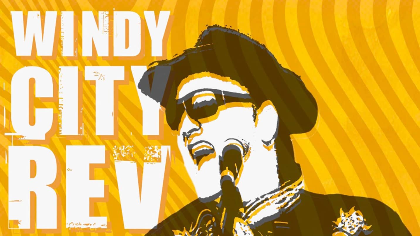 Promotional image for Windy City Rev & The Hootenanny Band performing live at Carol's Pub on October 10, 2025