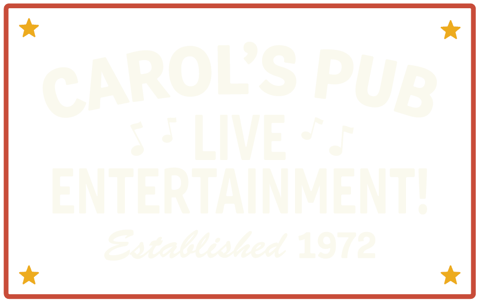 Carol's Pub black square text logo