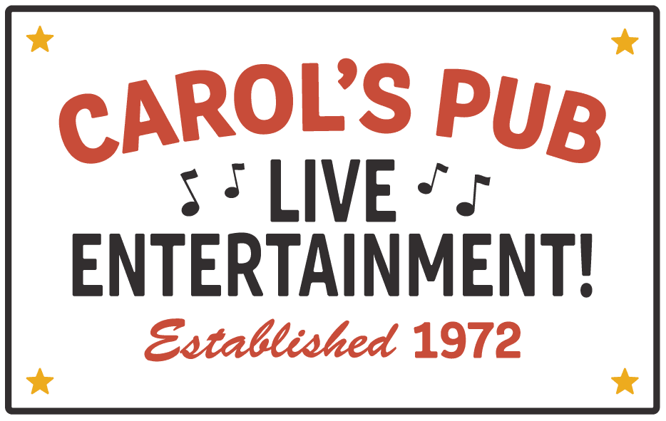 Carol's Pub white square text logo