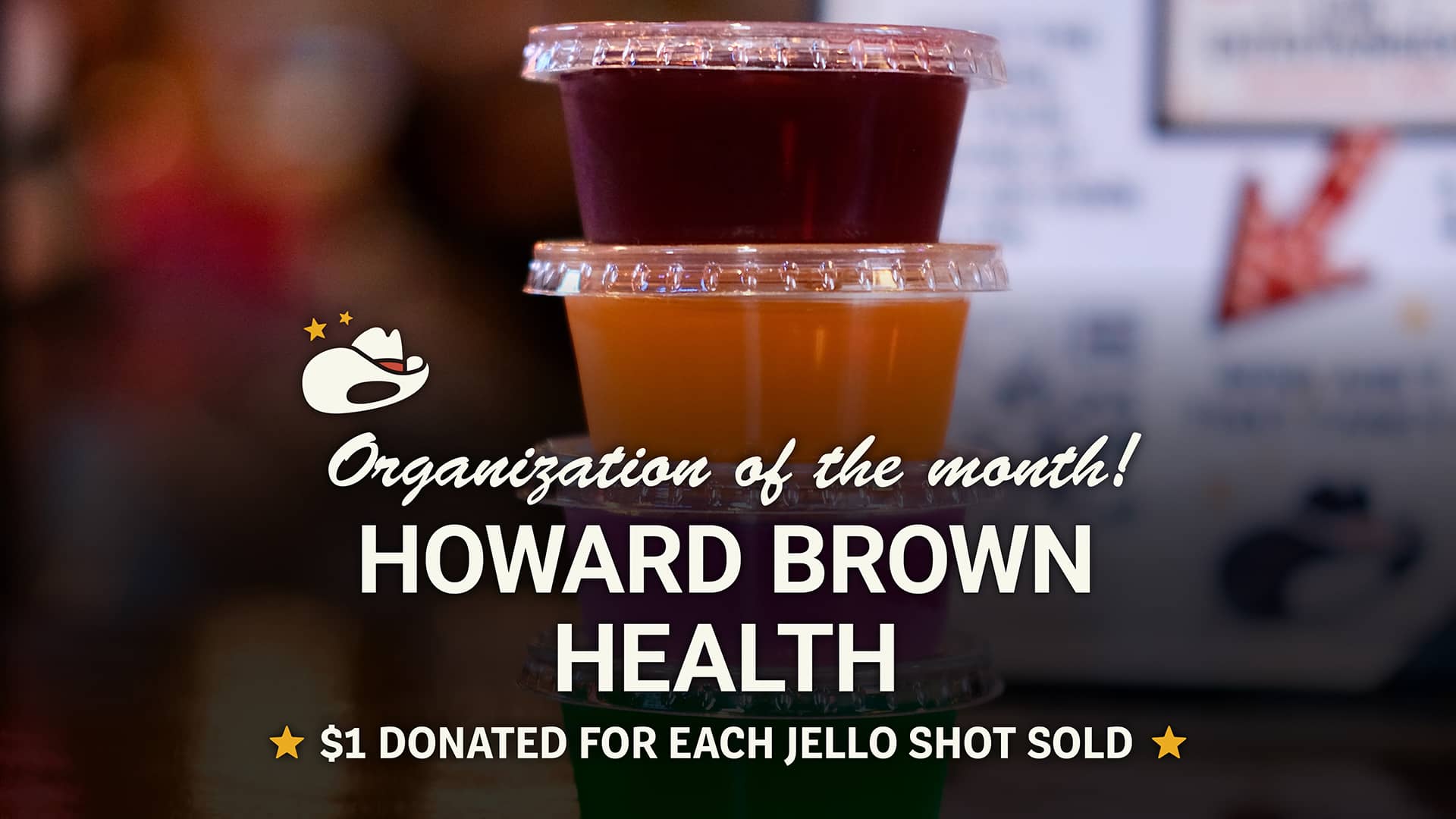 Poster for Howard Brown Health's, June's Organization of the Month
